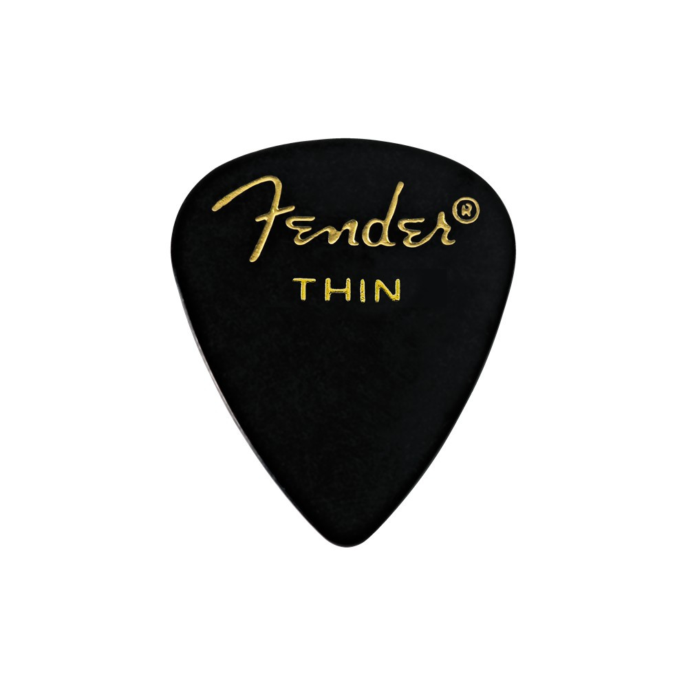 Plettri Fender 351 Shape Classic Guitar - 144-pack Black Thin 1980351106