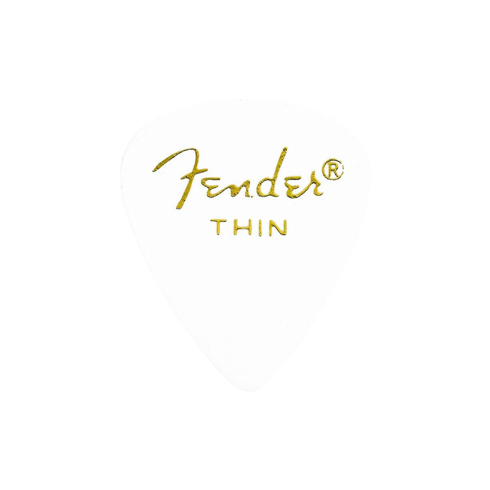 Plettri Fender 351 Shape 144-Pack Thin White 1980351180