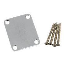 Fender Parts Road Worn Guitar Neck Plate Chrome 0997216000