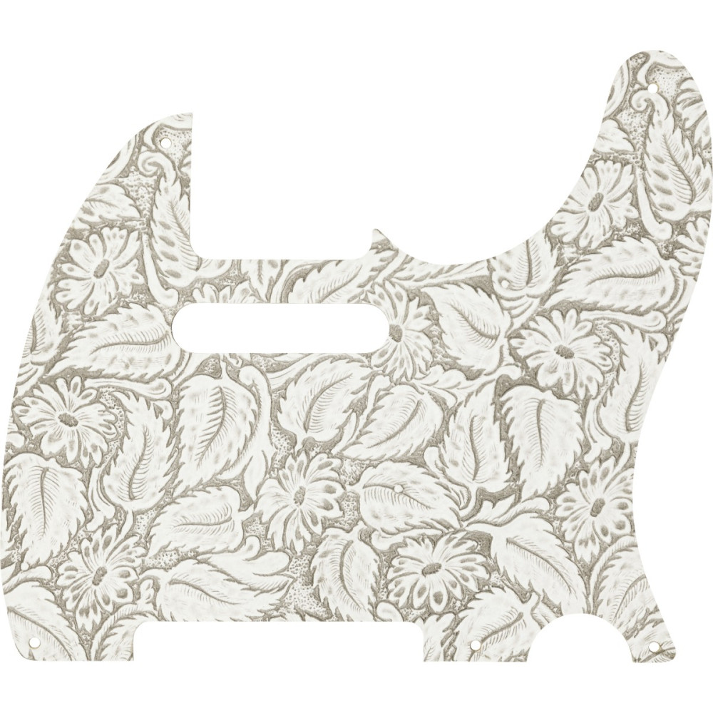 Mascherina fender pickguard, w jennings, wht 0991357005