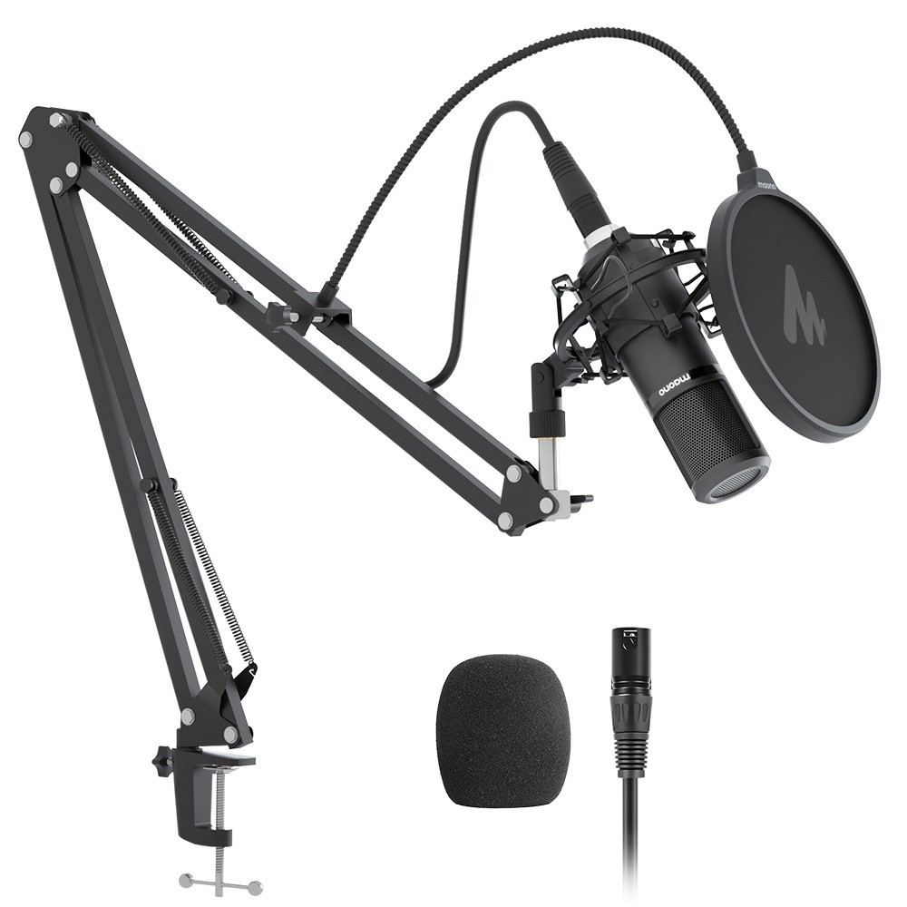 SET MICROFONO DA STUDIO A CONDENSATORE  MAONO AU-PM320S