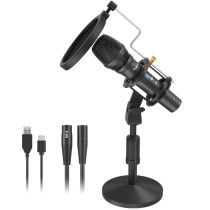 MICROFONO DINAMICO DA TAVOLO USB/XLR MAONO AU-HD300T