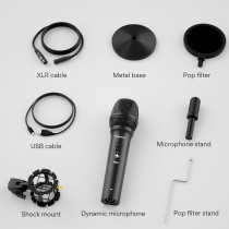 MICROFONO DINAMICO DA TAVOLO USB/XLR MAONO AU-HD300T