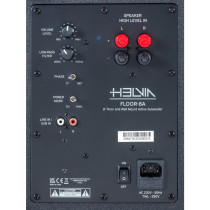 SUBWOOFER A PAVIMENTO & MURO ATTIVO 8" HELVIA FLOOR-8ABK