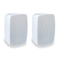 COPPIA DIFFUSORI A PARETE IP-65 6.5" HELVIA LIVEO-640 PWH BIANCO