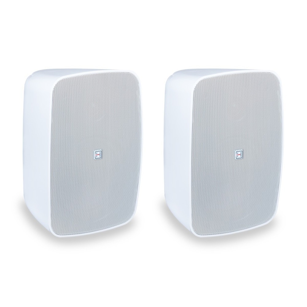 COPPIA DIFFUSORI A PARETE IP-65 6.5" HELVIA LIVEO-640 PWH BIANCO