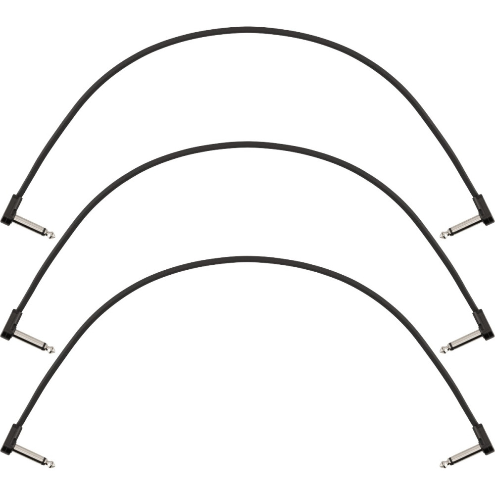 Pack da 3 cavi Patch Fender Blockchain 16", Angle/Angle 0990825011
