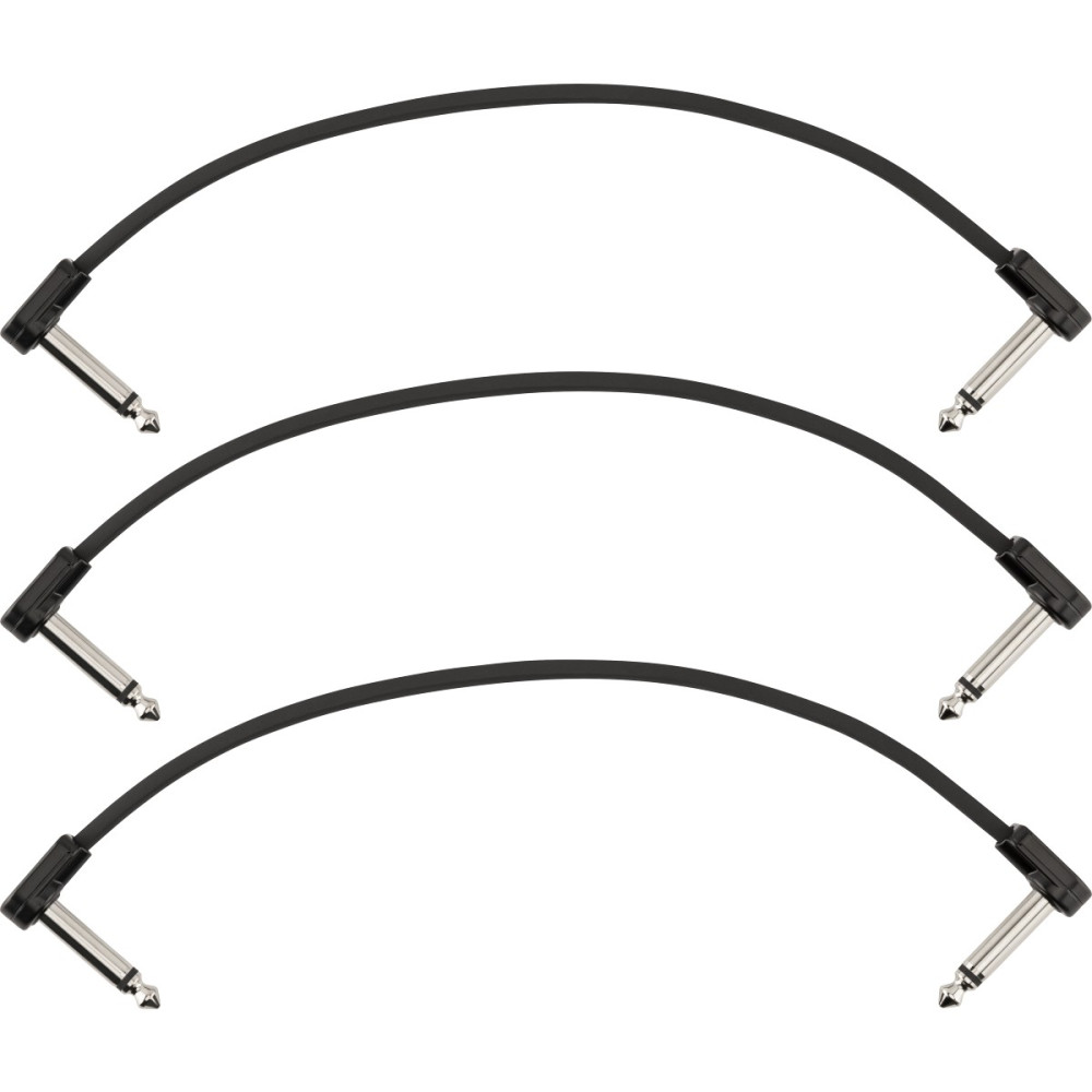 Pack da 3 cavi Patch Fender Blockchain 8" Cable, Angle/Angle 0990825009