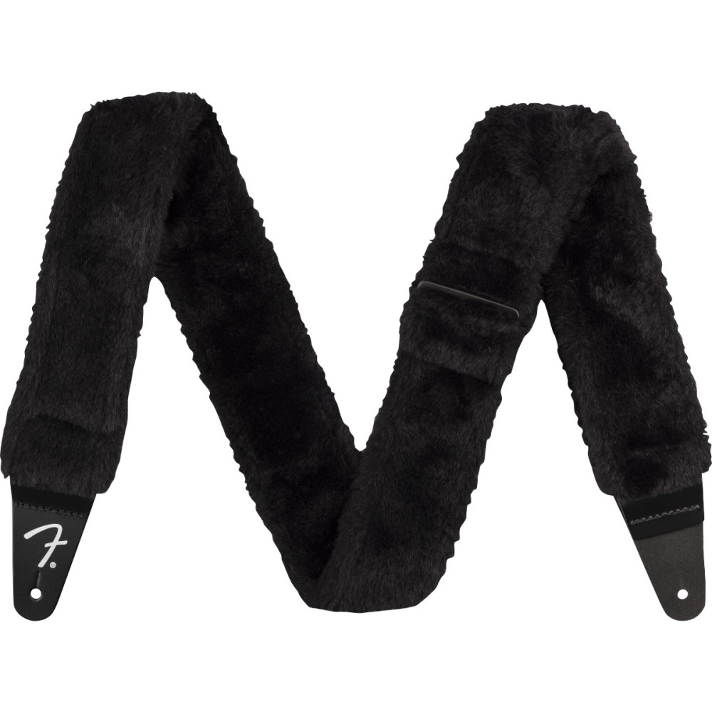 Tracolla Fender Fender Poodle Plush, Black 0990642010