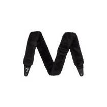 Tracolla Fender Fender Poodle Plush, Black 0990642010