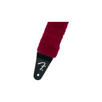 Tracolla Fender Fender Poodle Plush, Red 0990642025