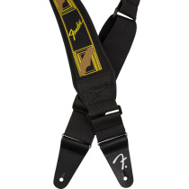 Tracolla Fender Fender Swell Neoprene, Blk/Ylw/Brn Mono, 2.5" 0990694208