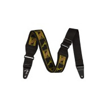 Tracolla Fender Fender Swell Neoprene, Blk/Ylw/Brn Mono, 2.5" 0990694208