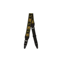 Tracolla Fender Fender Swell Neoprene, Blk/Ylw/Brn Mono, 2.5" 0990694208