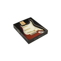 Fender Pre-Wired Strat Pickguard, Pure Vintage '59 w/RWRP Midde, Parchment 11 Hole PG 0992236509