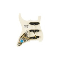 Fender Pre-Wired Strat Pickguard, Eric Johnson Signature, Parchment 8 Hole PG 0992248506
