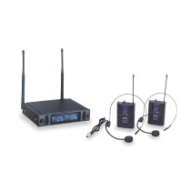 SIST. TRUE DIVERSITY UHF DUAL SOUNDSATION WF-U2302PP 2 TX TASC+HEADSET 630-660MHz