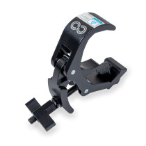 MORSETTO CENTOLIGHT CLCR- 60100B IN ALLUMINIO NERO SGANCIO RAPIDO DA 38 - 60 MM 100 KG