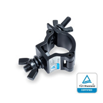 MORSETTO CENTOLIGHT CLC-3575B IN ALLUMINIO NERO DA 31-35 MM 75 KG