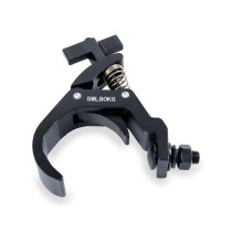 MORSETTO CENTOLIGHT CLCR- 6080B IN ALLUMINIO NERO SGANCIO RAPIDO DA 38 - 60 MM 80 KG