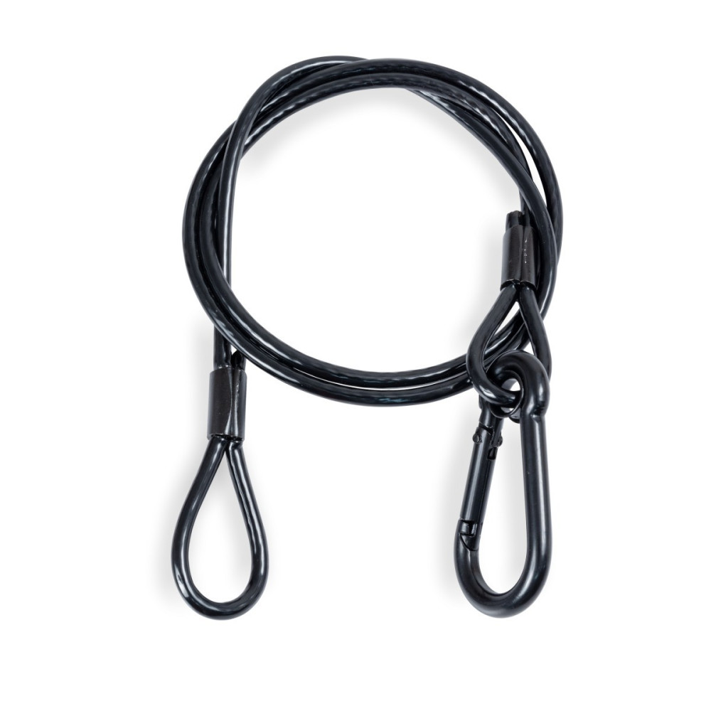 CAVO DI SICUREZZA CENTOLIGHT CSC-485B IN ALLUMINIO NERO 4 X 85 CM