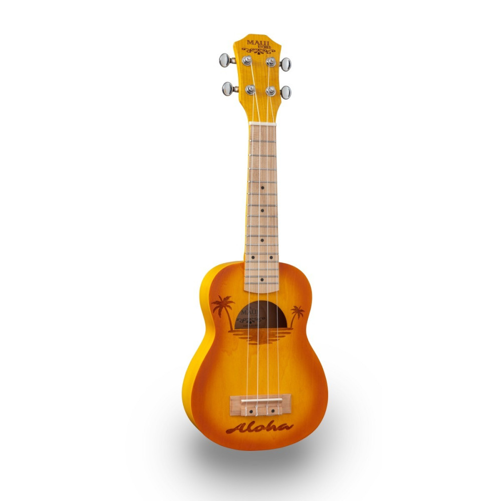 UKULELE SOPRANO SOUNDSATION MAUI ETCHED S-YW