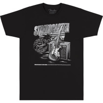 T-shirt Fender 9101292397 Stratocaster 70th Anniversary, Tee, Black, S