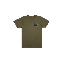T-shirt Fender 9101293497 Stratocaster 70th Anniversary Badge Tee, Olive, M