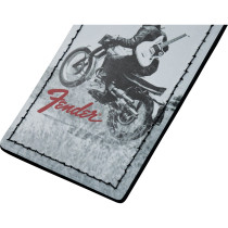 Targetta bagaglio Fender 9106101003  Vintage Ad Luggage Tag, Motorcycle Rider