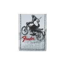 Targetta bagaglio Fender 9106101003  Vintage Ad Luggage Tag, Motorcycle Rider