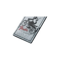 Targetta bagaglio Fender 9106101003  Vintage Ad Luggage Tag, Motorcycle Rider