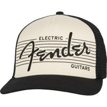Cappello Fender 9122421202  Electric Hat Black/Cream One Size