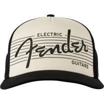 Cappello Fender 9122421202  Electric Hat Black/Cream One Size