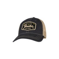 Cappello Fender 9122421203  Transition Logo Patch Hat, Black/Stone One Size