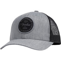 Cappello Fender 9122421501 Stratocaster 70th Anniversary Badge Hat, Gray Heather, One Size