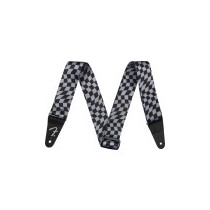 Tracolla Fender Wavy Checkerboard Polyester Strap, Gray 0990637248