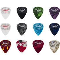 Plettri Fender 351 Dotted Celluloid Picks, 12-Pack, Thin 1980200100