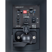 COPPIA DIFFUSORI ATTIVI A PARETE 6.5" HELVIA LIVEO-640 BTBK NERO