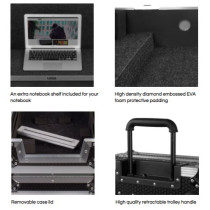 U91014BL3 - FC Multi Format XXL Black Plus (Bandeja para ordenador)