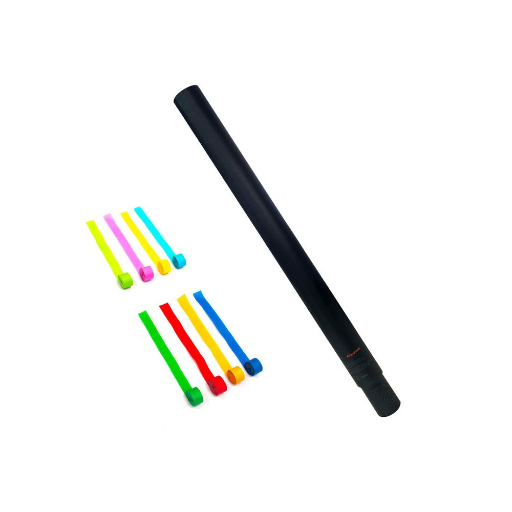 easyFetti cannon multicolour streamer 1.5cm*10m