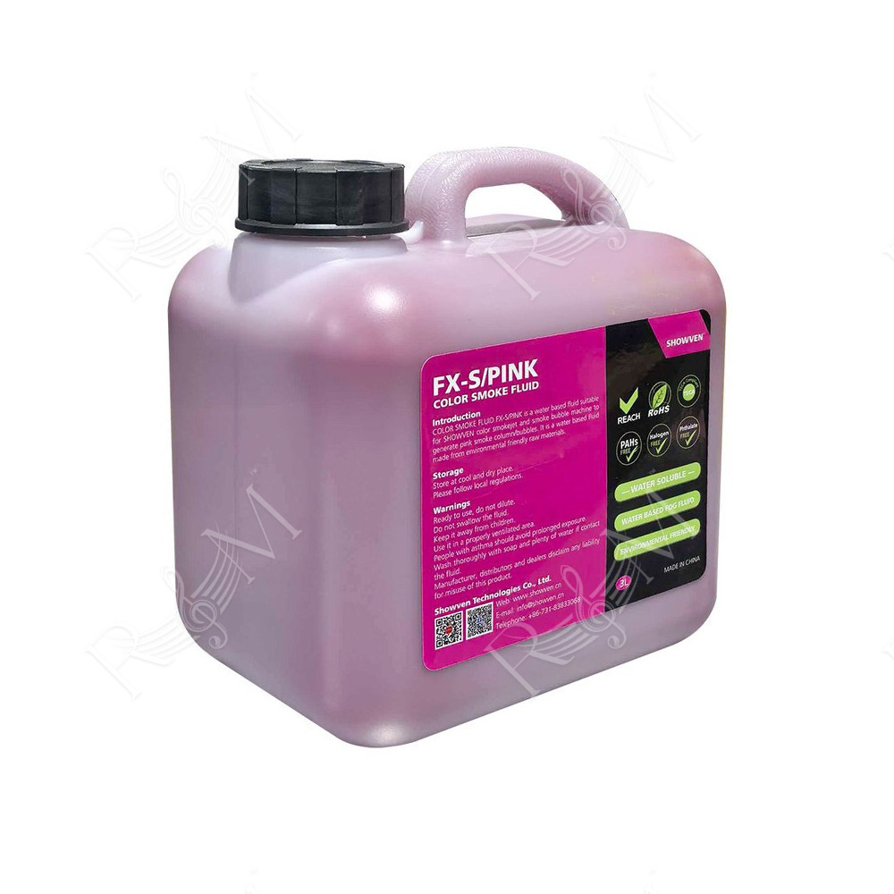 FX-S/PINK-color smoke fluid 3lx4