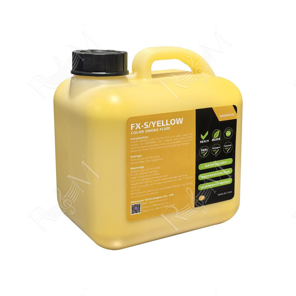 FX-S/YELLOW-color smoke fluid 3lx4