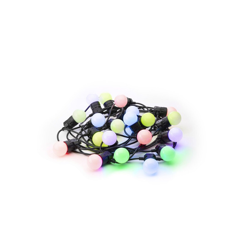 G45 Bulbs Strings 20 RGB LED - black