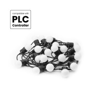 G45 Bulbs Strings 20 RGB LED - black