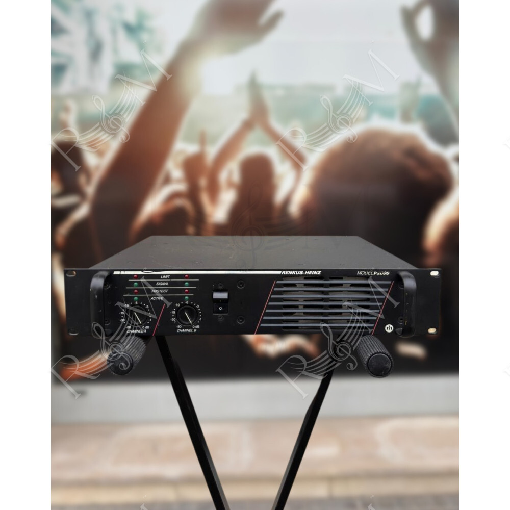 FINALE DI POTENZA RENKUS-HEINZ P2000 2 x 600W 2ohm | 2 x 500W 4 ohm | 2x 300 8ohm- Usato