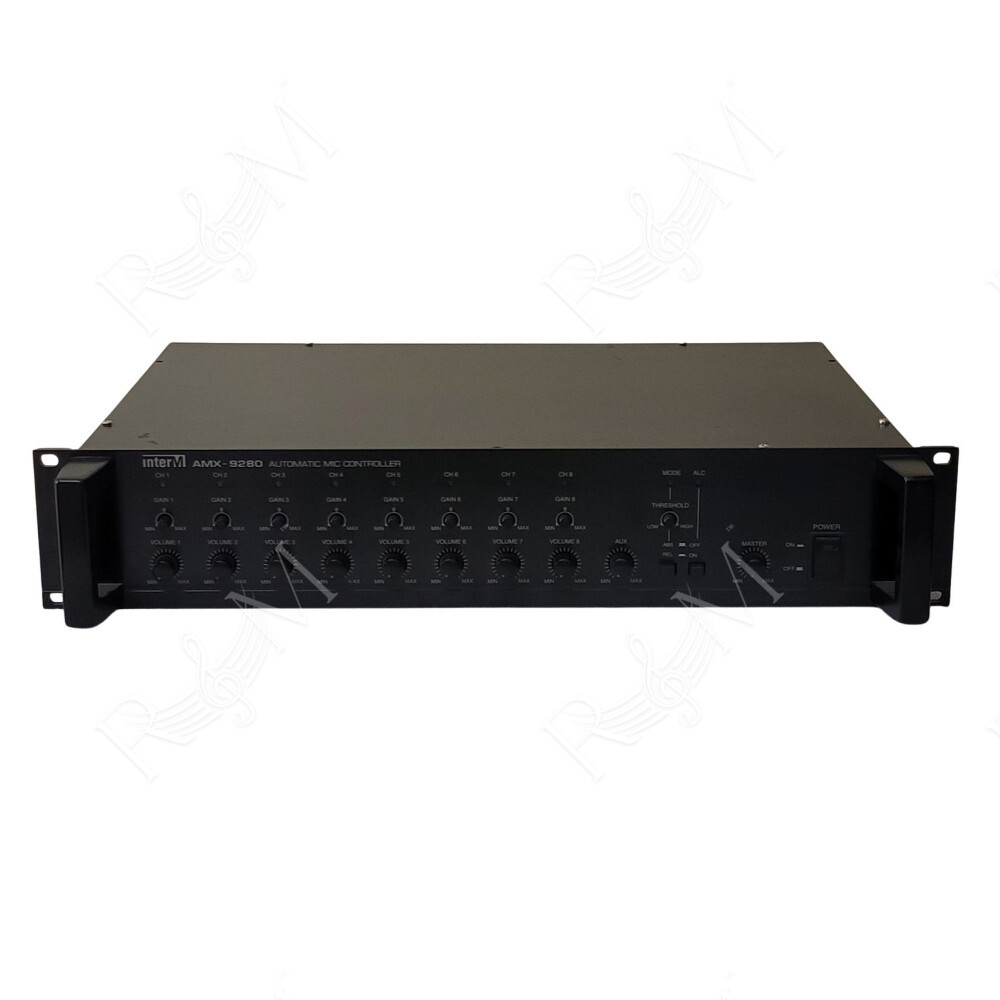 Mixer rack professionale 8 canali microfonici Inter-M AMX-9280 - Usato