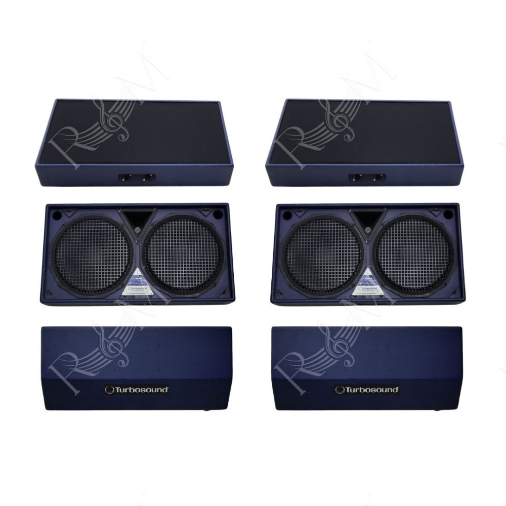 COPPIA MONITOR TURBOSOUND TMW-212 LF 2 x 12'' HF 1 x 1'' 350W RMS 4 OHM 110-18.000 Hz - Usati