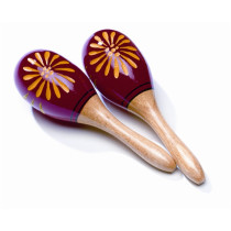 GMW S Maracas piccole in legno Global - Rosso