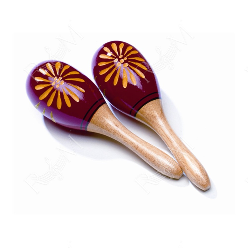GMW S Maracas piccole in legno Global - Rosso