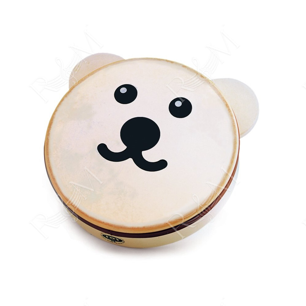 Tamburello da 8” per Bambini a testa d’Orso
